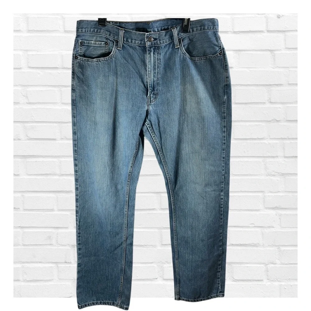 Levi's 559 Men's Red Tab Blue Jeans Relaxed Straight Fit Straight Leg 38 X 34